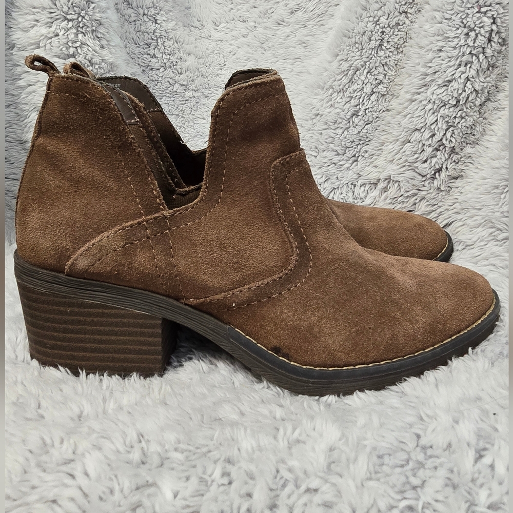 Brown Suede Ankle Boots